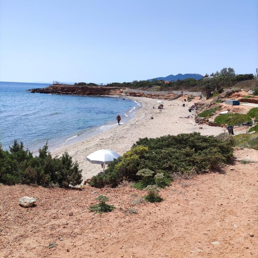 Sunny Apartment 15 Min From Airport And Sea 아르테미다 외부 사진